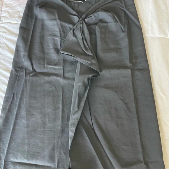 Isabel Marant ruffle linen blend midi skirt - Picture 2 of 8